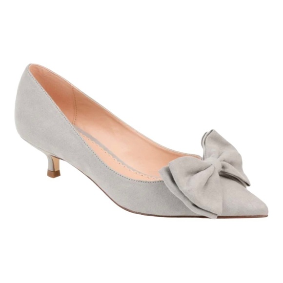 Journee collection light gray ORANA kitten heels - Picture 1 of 15